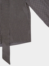 Tom Ford Black Polka Dot Stretch Satin Shirt