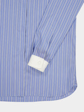 Tom Ford Light Blue Striped Silk Tunic Shirt