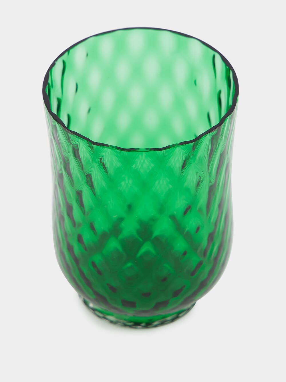 Balloton Dark Green Wine Glass