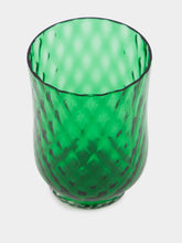 Cabana Balloton Dark Green Wine Glass