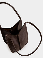 HEREU Dark Brown Calella Bucket Shoulder Bag