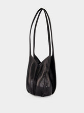 HEREU Black Calella Bucket Leather Bag