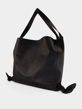 HEREU Black Cador Leather Shoulder Bag