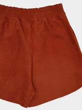 Paula Calcita Cinnamon Stick Suede Shorts