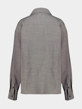 Marni Sooty Grey Woven Wool Shirt