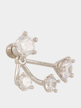 Panconesi Silver Constellation Cluster Earrings