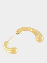 Panconesi Gold P Sculptural Earrings
