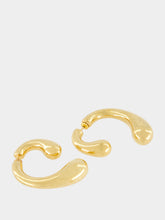 Panconesi Gold P Sculptural Earrings