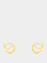 Panconesi Gold Stellar Hoop Earrings