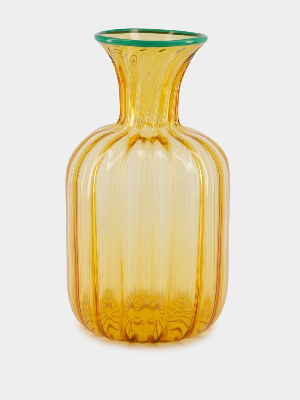 Amber Murano Glass Carafe