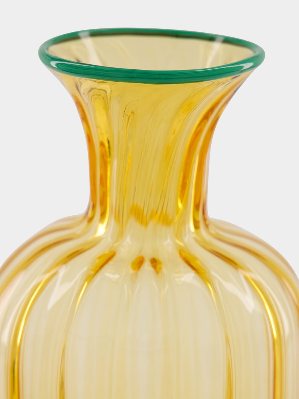 Amber Murano Glass Carafe