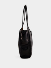 HEREU Black Calella Squared Medium Tote Bag