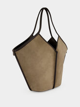 HEREU Ash Grey Suede Tote Bag