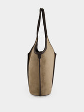 HEREU Ash Grey Suede Tote Bag