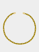 Gas Bijoux Khaki Bambou Necklace with Gold Details