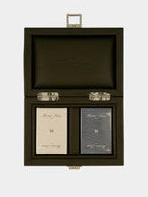 Hector Saxe Paris Green Leather Playing Cards Coffret Set