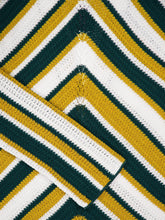 Marni Teal and Yellow Crochet Cardigan