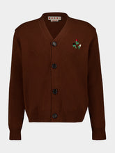 Marni Sadelle Brown Wool-Cashmere Cardigan