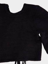 Hunza G Black Crinkle Celeste Crop Top