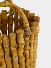 Glorinha Paranaguá Amalfi Bamboo Bucket Bag