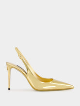 Dolce & Gabbana Lollo Calfskin Slingback Heels