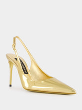 Dolce & Gabbana Lollo Calfskin Slingback Heels