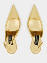 Dolce & Gabbana Lollo Calfskin Slingback Heels