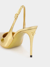 Dolce & Gabbana Lollo Calfskin Slingback Heels