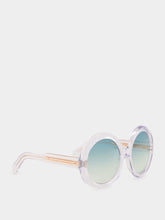 Cutler and Gross Crystal Round Sunglasses