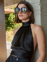 Cutler and Gross Black Round Sunglasses