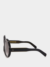 Cutler and Gross Black Round Sunglasses