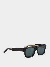 Cutler and Gross Black 1432 Square Polarised Sunglasses