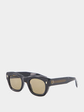 Cutler and Gross Olive On Black 9261 Cat Eye Sunglasses