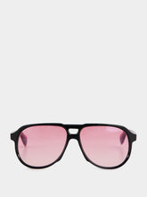 Cutler and Gross Black and Pink 9782 Aviator Sunglasses