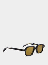 Cutler and Gross Black GR02 Rectangle Sunglasses