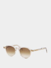 Cutler and Gross GR06 Sand Crystal Round Sunglasses