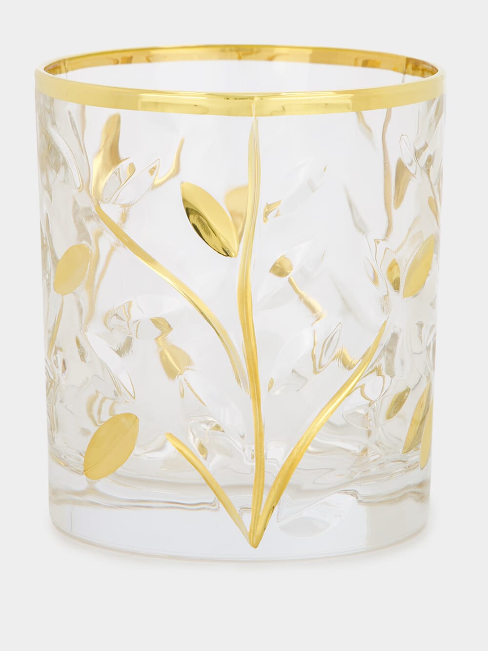 Tumbler Gold Water Glass