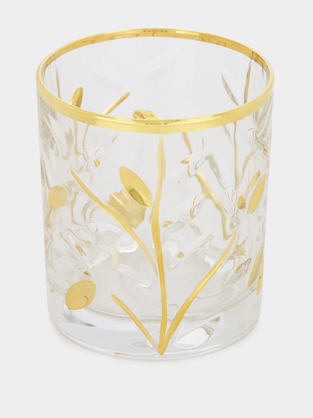 Tumbler Gold Water Glass