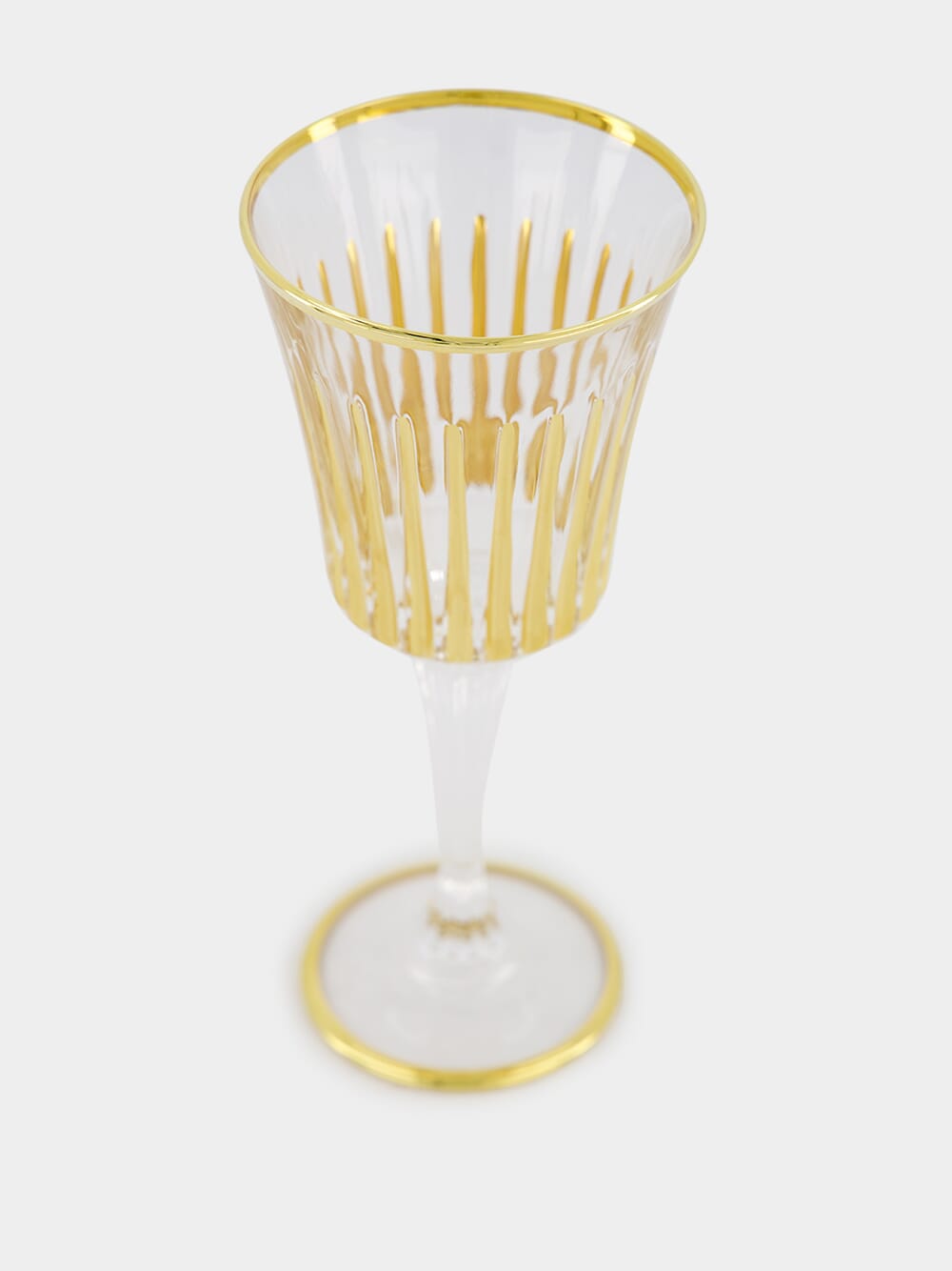 Gilded Crystal Goblet