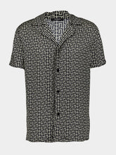 Balmain Monogram Short-Sleeve Shirt