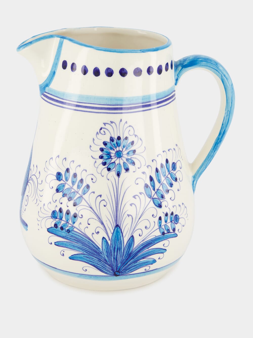 Hand-Painted Ceramic Jug