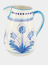 Les Ottomans Hand-Painted Ceramic Jug