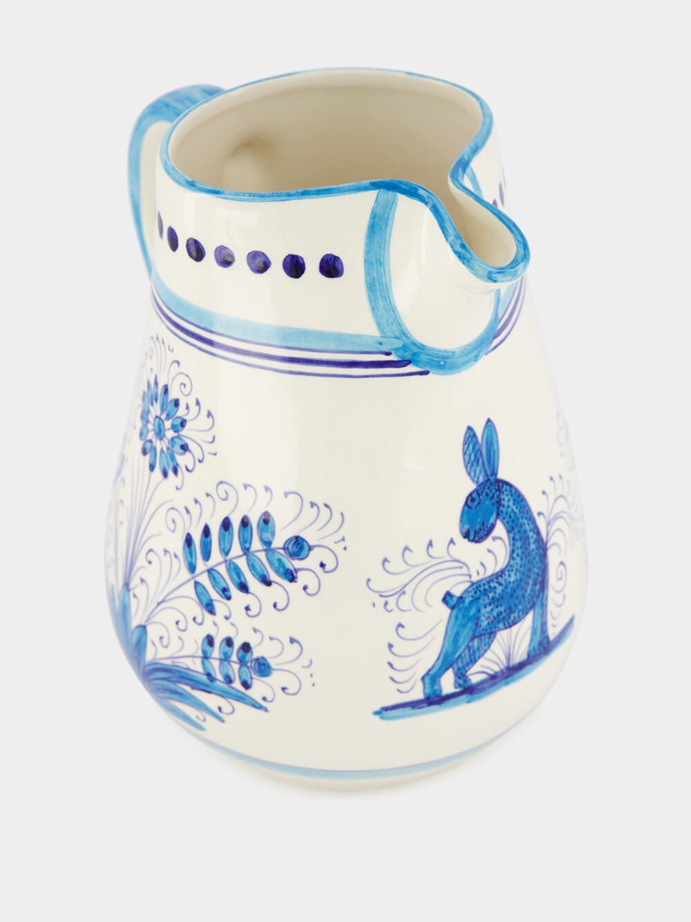 Hand-Painted Ceramic Jug