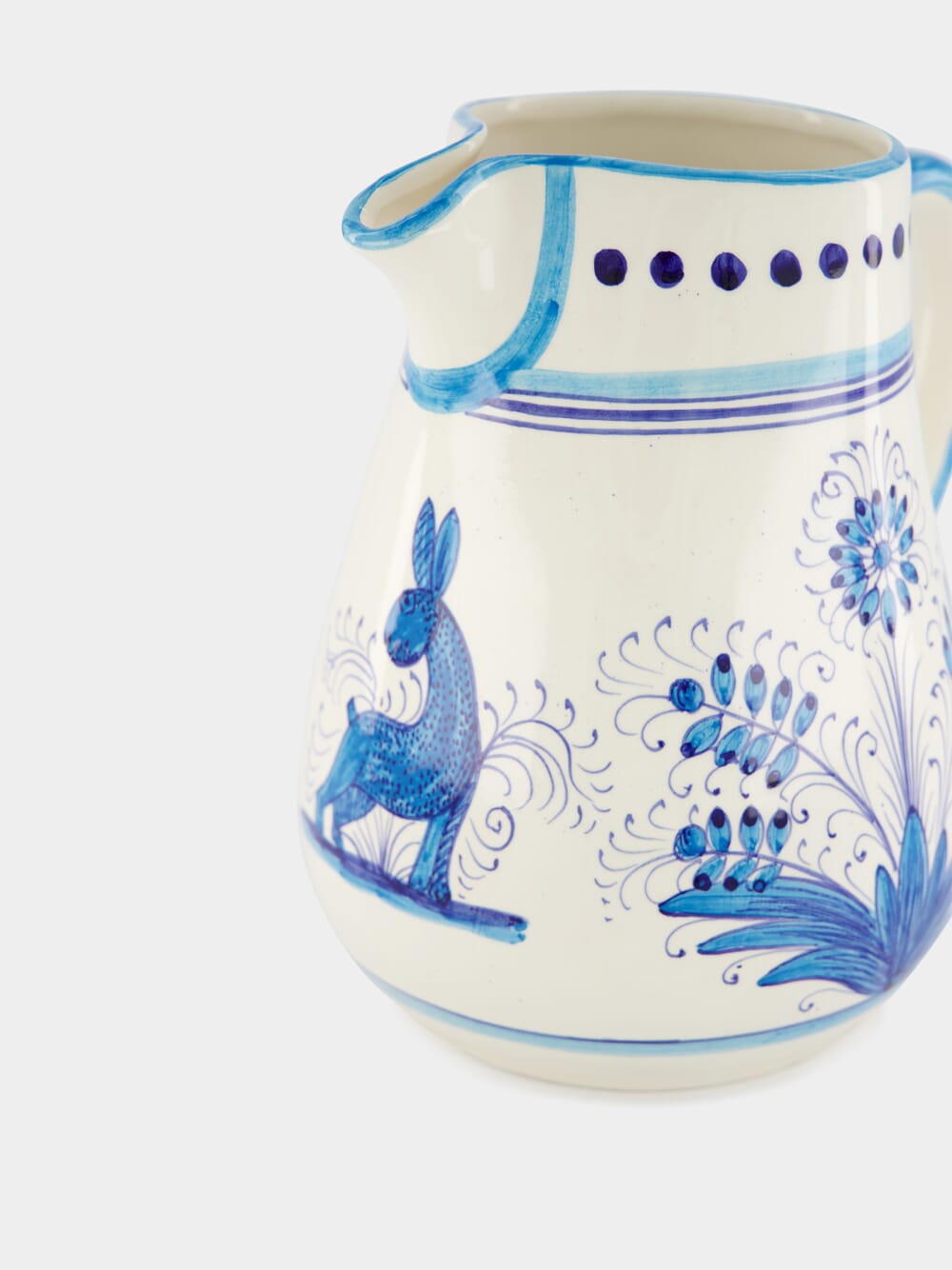 Hand-Painted Ceramic Jug