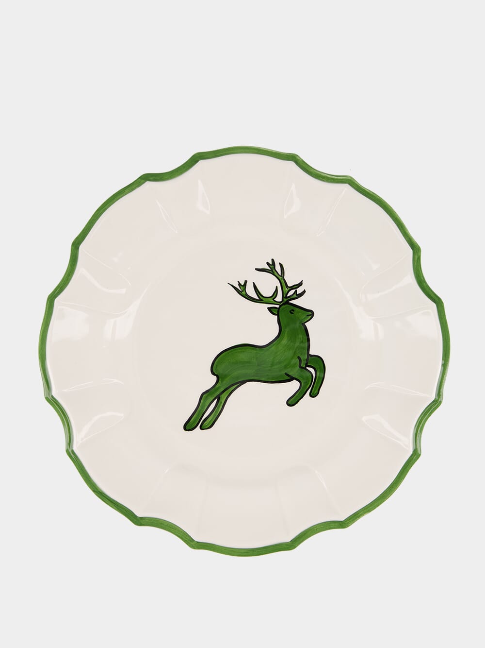 Christmas dinner plate