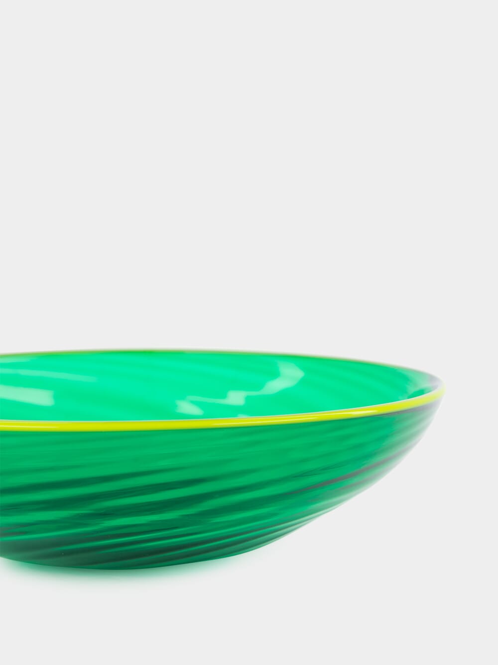 Emerald Murano Glass Bowl