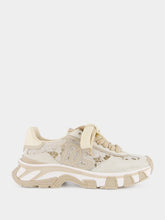 Dolce & Gabbana Cream Lace DG Country Road Sneakers