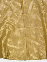 Zeus+Dione Helios Golden Halter Maxi Dress