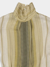 Zeus+Dione Khaki Beige Silk Therion Midi Dress