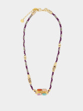 Gas Bijoux Purple Lima Talisman Necklace